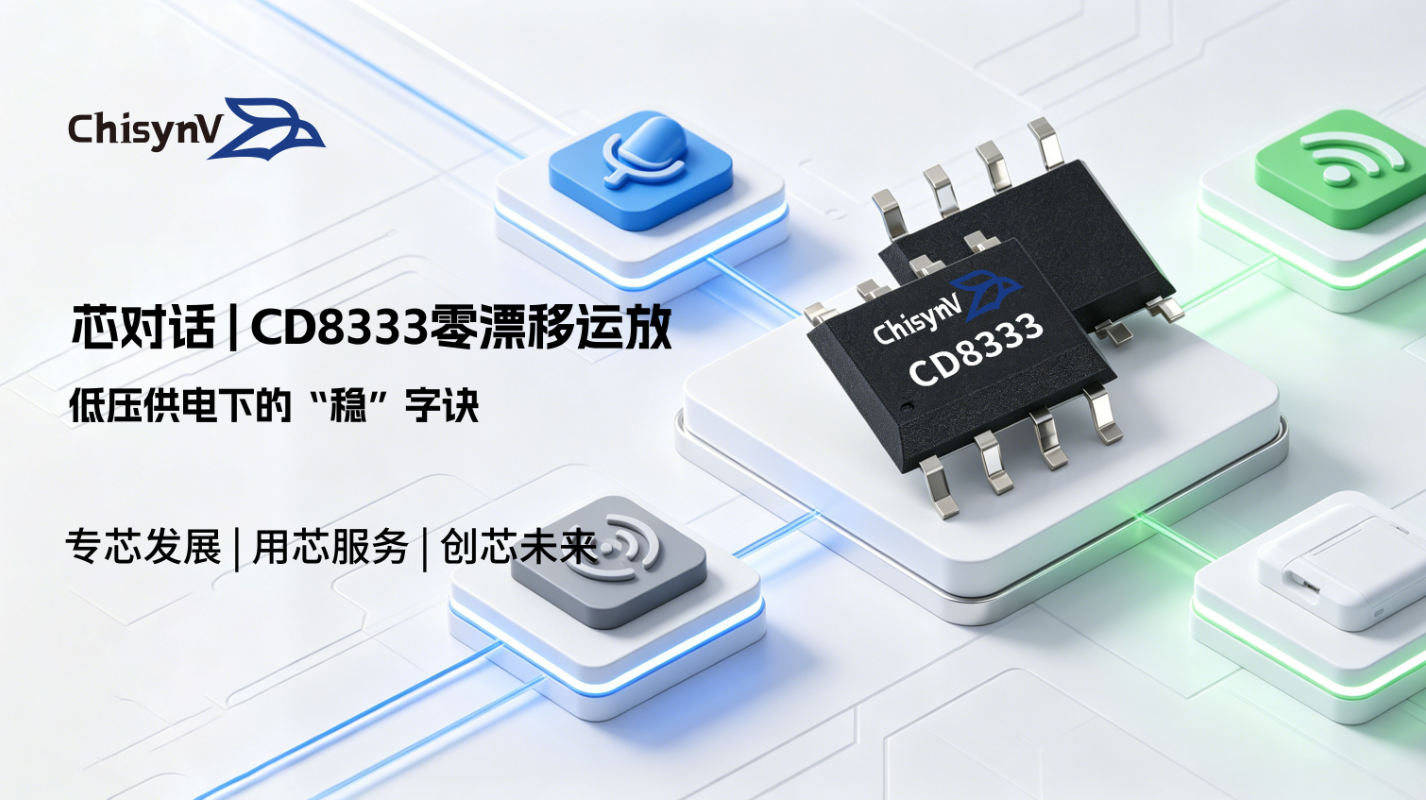 低压供电下的“稳”字诀：聊聊微功耗零漂移运放的那些坑与解法-CD8333
